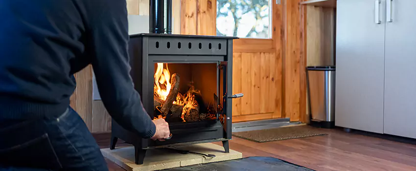 Open Hearth Wood Fireplace Installation in Greenville, SC